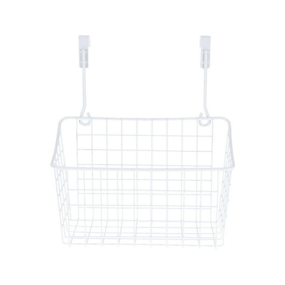 HAKIDZEL 1Pcs Cabinet Storage Basket Metal with Coating for Home and Office 11.4X10.2X5.5in