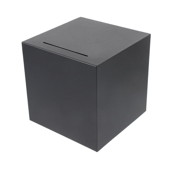 HAKIDZEL 1Pcs Sophisticated Stainless Steel Coin Bank for Adult Collectors Home Decoration