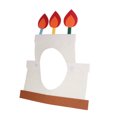 thumbnail image 1 of HAKIDZEL 1Set Birthday Decorative Hats Cake Shaped Non Woven Fabric Party Headwear Celebration, 1 of 8