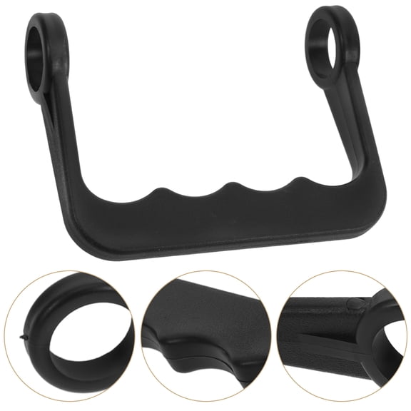 HAKIDZEL 1Set Black Plastic Horizontal Jack Handle for Jack Repair Parts in 4.3x3.3x1.1in