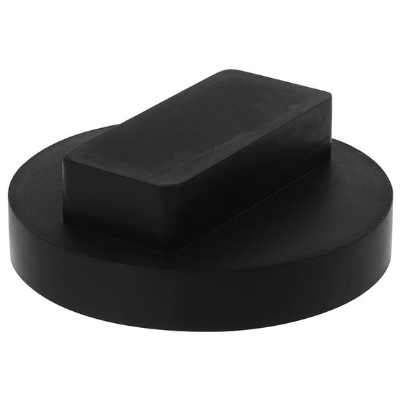 HAKIDZEL 1Set Black Square Jack Pad Adapter Rubber Lift Pad For Car Jack Accessories 7.20X7.20X2.50Cm