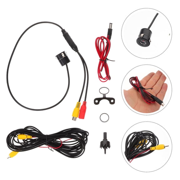 HAKIDZEL 1Set Car Rear View Camera for Parking Assistance in Metal and Plastic