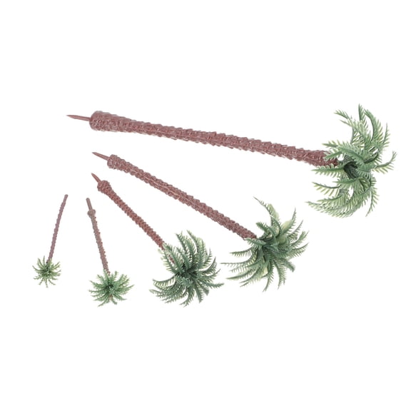 HAKIDZEL 25Pcs Mini Palm Tree for Various Crafting and Modeling Needs