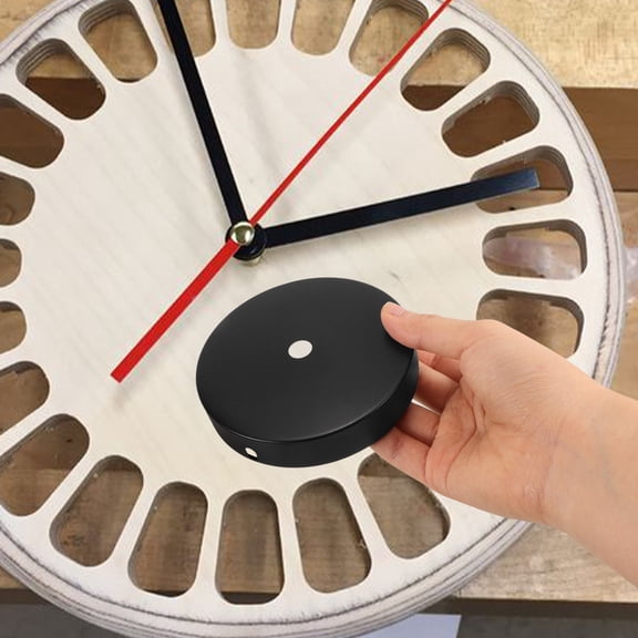 HAKIDZEL Clock Face Metal Clock Dial 2Pcs For Homeowners Black