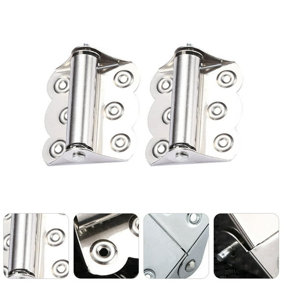 HAKIDZEL 2Pcs Double Action Hinges Stainless Steel for Heavy Duty Door Applications