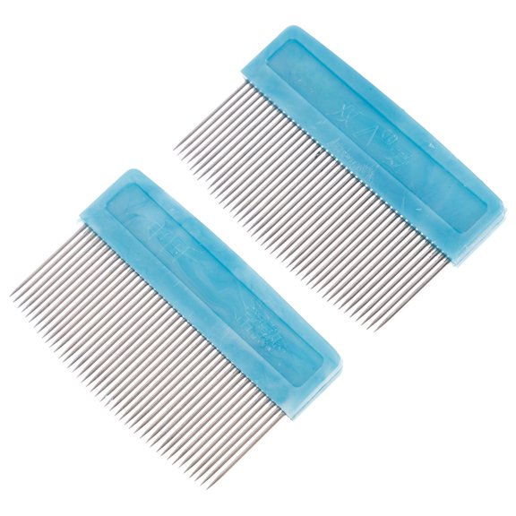 HAKIDZEL 2Pcs Metal Violin Bow Comb For Bow Hair Straightening And Grooming Tool