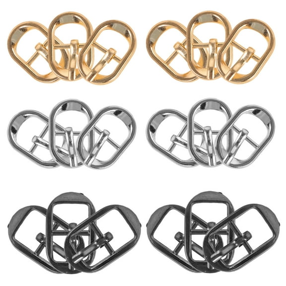 HAKIDZEL Buckle Mini Strap Buckles Artisans Diy Projects 30Pcs 0.8x0.5x0.1In