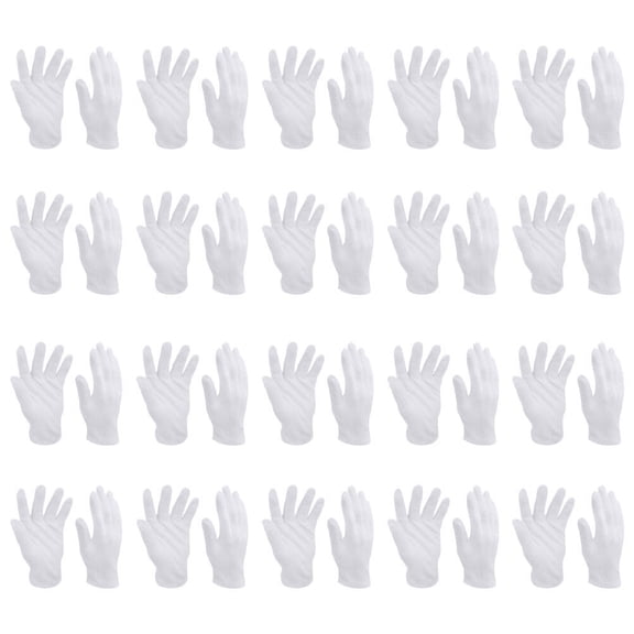 HAKIDZEL 32 Pieces Washable Cotton Gloves for Men and Women Daily Use Protector