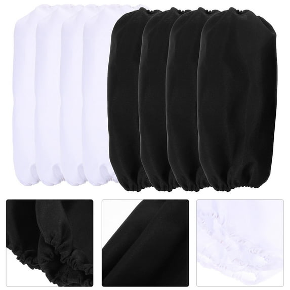 HAKIDZEL 4 Pairs Chef Sleeves for Cooking and Kitchen Protection