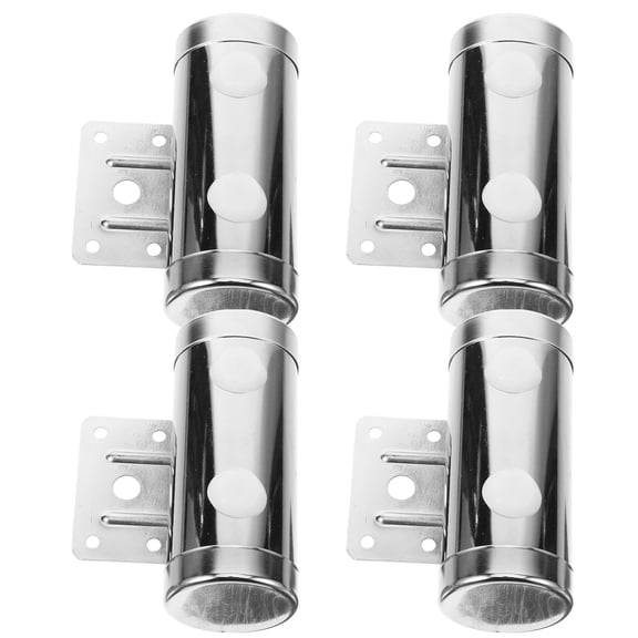 HAKIDZEL End Table Legs Sofa Legs Silver Steel 4Pcs