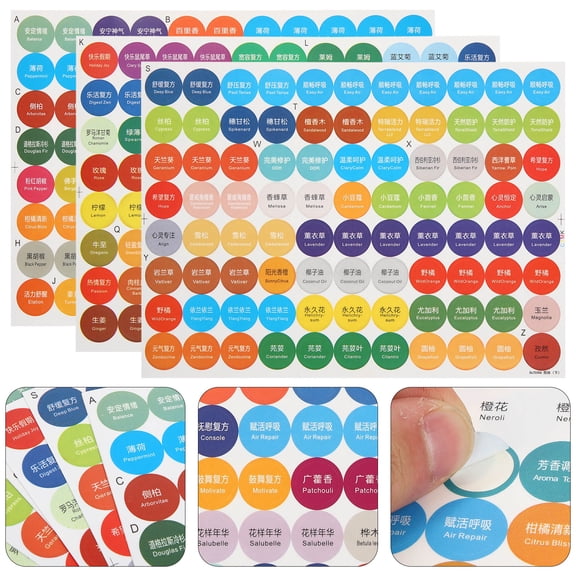 HAKIDZEL 4Set Round Bottle Cap Label Assorted Color Plastic Stain Resistant Marking Bottles for Adults Diy Enthusiasts