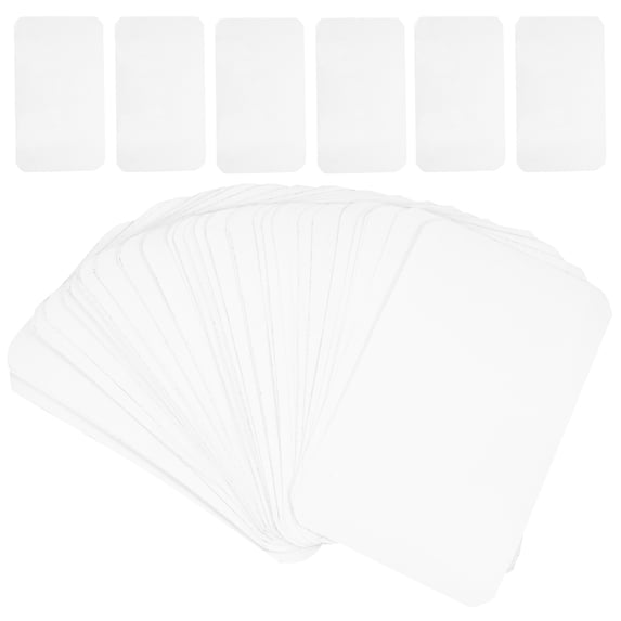 HAKIDZEL 50Pcs Stickers Bulk Diy Enthusiasts Blank Surface Rectangular ...