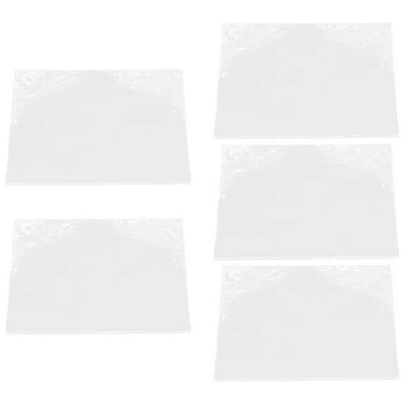 HAKIDZEL Plastic Clothes Covers Dustproof 5Pcs Transparent PVC Hanging
