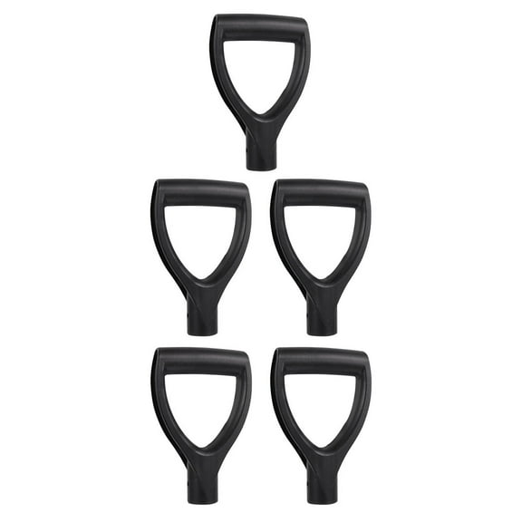 HAKIDZEL 5Pcs Shovel Grips Black PP Comfortable Use for Adults