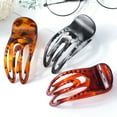 thumbnail image 1 of HAKIDZEL Hair Claw Clips Leopard Print Yellow 6Pcs 3.5x1.6in, 1 of 8