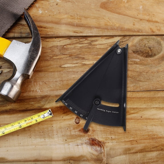 HAKIDZEL Cabinet Installation Clamps 1Pack Rectangular Shape for Woodworkers Engraved Scale Ratchet Knob Lock