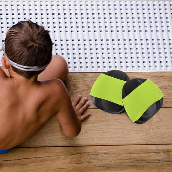 HAKIDZEL Diving Glove 1 Pair Swim Practicing Hand Cover Gloves for Water Sports Adjustable Design Plastic Material