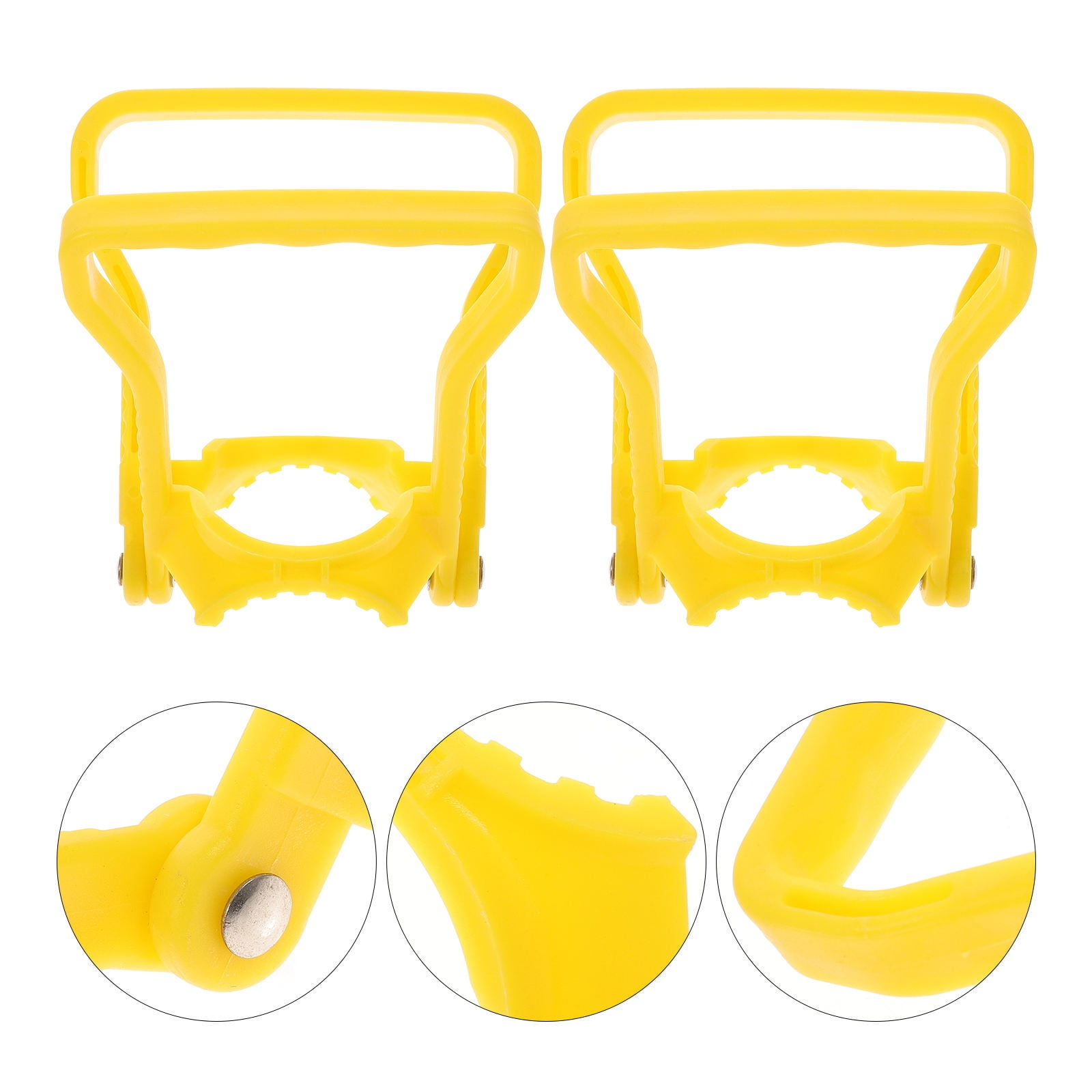 DOITOOL 4-Pack Water Bottle Handles - Bottle Carrier Lifters For Easy Carrying (Yellow)