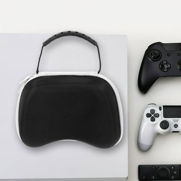 HAKIDZEL Durable EVA Game Controller Case with Protection and Portable Strap for Home Use 10.5 x 7.5 x 3 inches