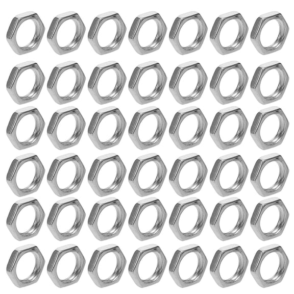 HAKIDZEL Galvanized Fastener Nut 100Set Prevent Loosening for Ceiling Light Nuts M8x1 0