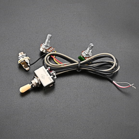 HAKIDZEL Guitar Wiring Harness Durable Metal and Plastic Accessory for Guitarists 1 Set 1.89X1.14X0.59in