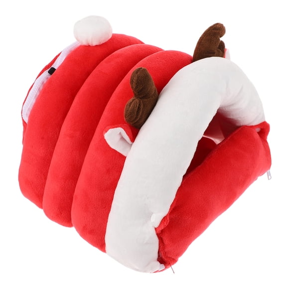 HAKIDZEL Hamster Bed from Cold Plush Red 1Pcs