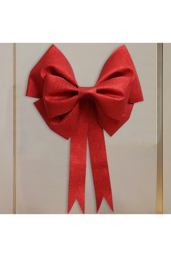 Large Red Bow Tie for Wedding Party Decoration 1Pcs 14.2x11.8x1.6in EVA Non-woven Fabric Classic Elegant Style