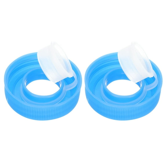 HAKIDZEL Leakproof Water Bucket Lids Replacement Bottle Lid For Water Jug Protective Lids 2Pcs 1.57x1.57x0.47in