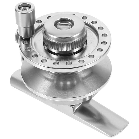 HAKIDZEL Hand Fishing Reel Fishing Reel Silver Cnc Aluminum Alloy 1Pcs