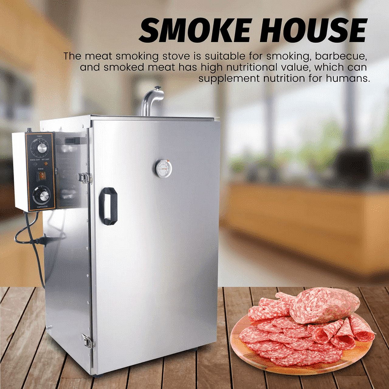HAKKA 5 Layer Commercial Electric Smoker Oven Roasting Meat Cooker for BBQ Grill Outdoor Indoor Home Cooking Walmart