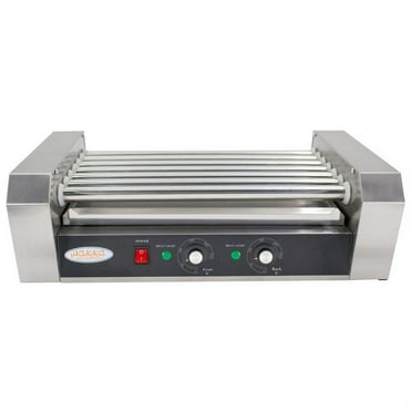 HAKKA Brothers Commercial Hot Dog Roller Grill with 7 Rollers,Silver