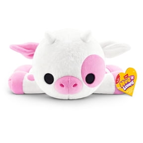 Hug a Lumps Clover the Cow by ZURU - Small 1.65lbs Cuddly Squishy Weighted Plush Toy for All Ages