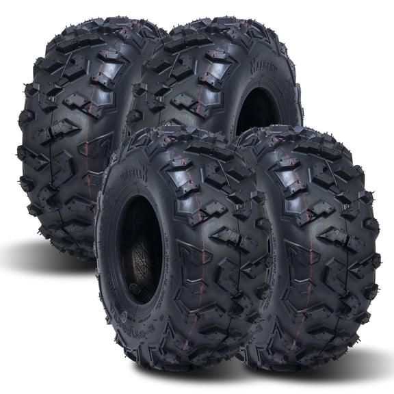 HALBERD 145/70-6 ATV Mini Go Kart ATV Tires, 4 PR 145 70-6 All Terrain off-Road Tires Set of 4 ,Tubeless