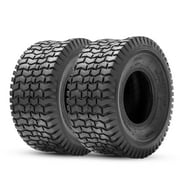 HALBERD 15x6.00-6 Turf Friendly Tire 15x6-6 Great Traction  Lawn Garden Mower Tires for Garden Tractors 2 SET