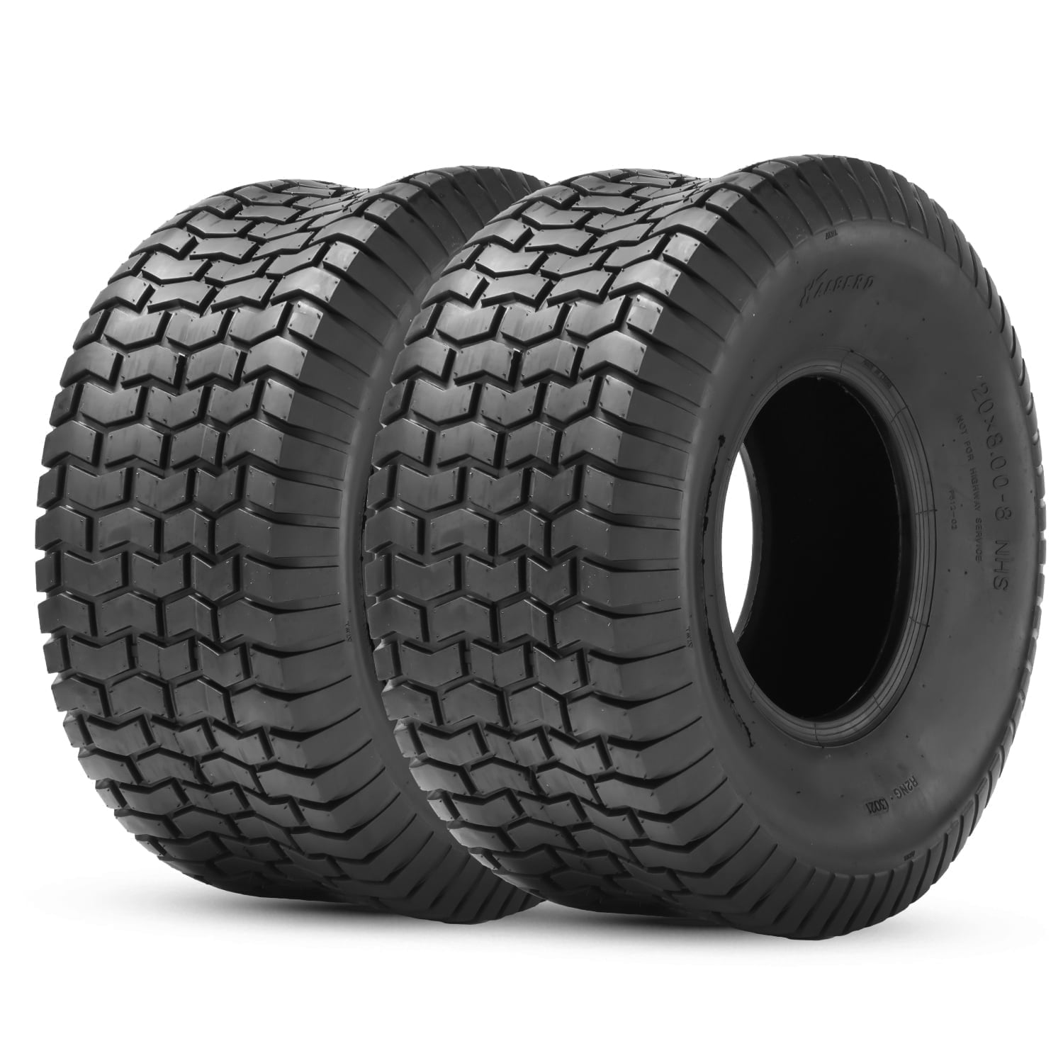 HALBERD Turf Tires 20x8-8 Lawn Garden Mower Traction Control Tread Set of 2