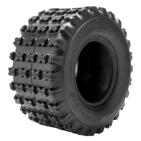 HALBERD 4 Ply 20x10-9 Sport Quad ATV Tires,All Terrain Rear Tires Fit All 9 Rims(Pack of 1, Tubeless)
