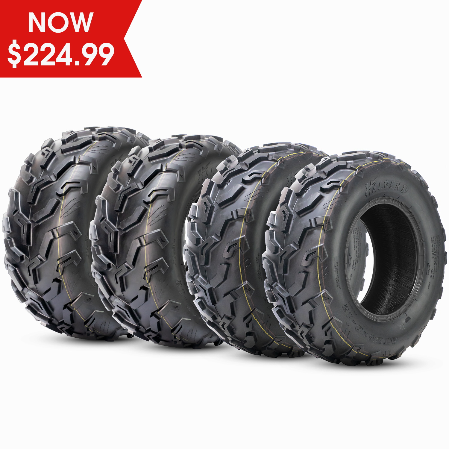 SunF All Terrain ATV UTV Tires 22x7-10 22x7x10 6 PR A051 (Pair of