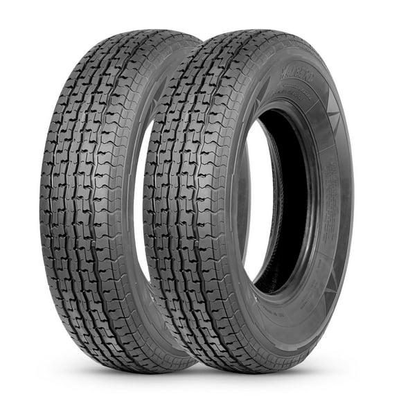 HALBERD Premium Trailer Tires ST175/80R13 8PR Load Range D Heavy Duty 175 80 13 Radial Trailer TiresSet 2