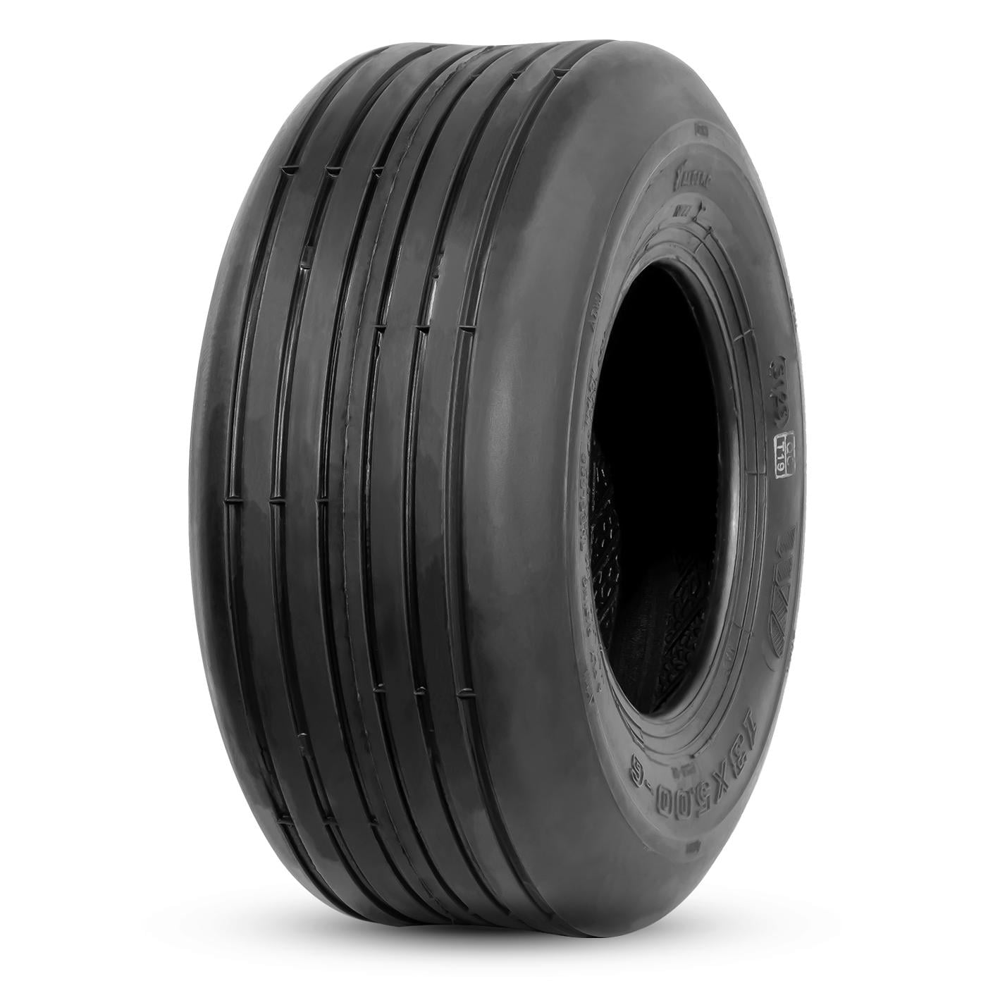HALBERD 13x5.006 Lawn Mower Tires 4PR Straight Rib Lawn Tires，Lawn