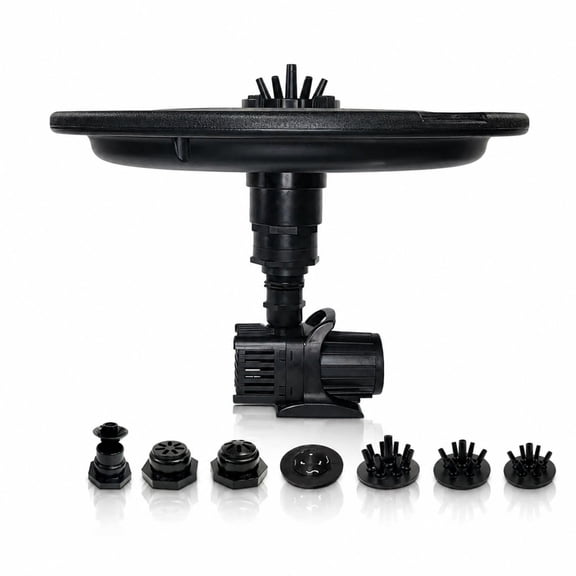 Half Off Ponds Floating Fountain, 1/4 HP, 3000 GPH, 100 ft Cord, 9 Patterns