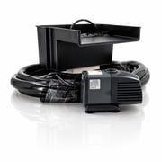 Half Off Ponds 10 in Waterfall Spillway Kit with 500 GPH Pump, Waterfall Box, Filter Media, and Tubing for Ponds up to 1,000 Gallons