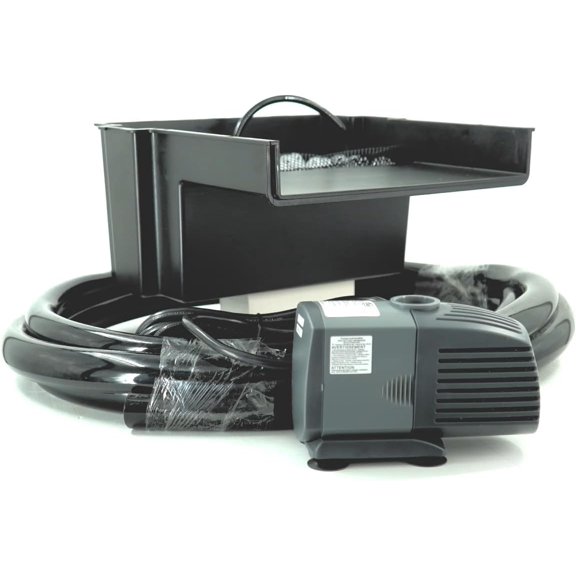 HALF OFF PONDS 10-Inch Filtering Waterfall Spillway for Ponds and Waterfall Streams up to 1,000 gallons. Includes Filter Media