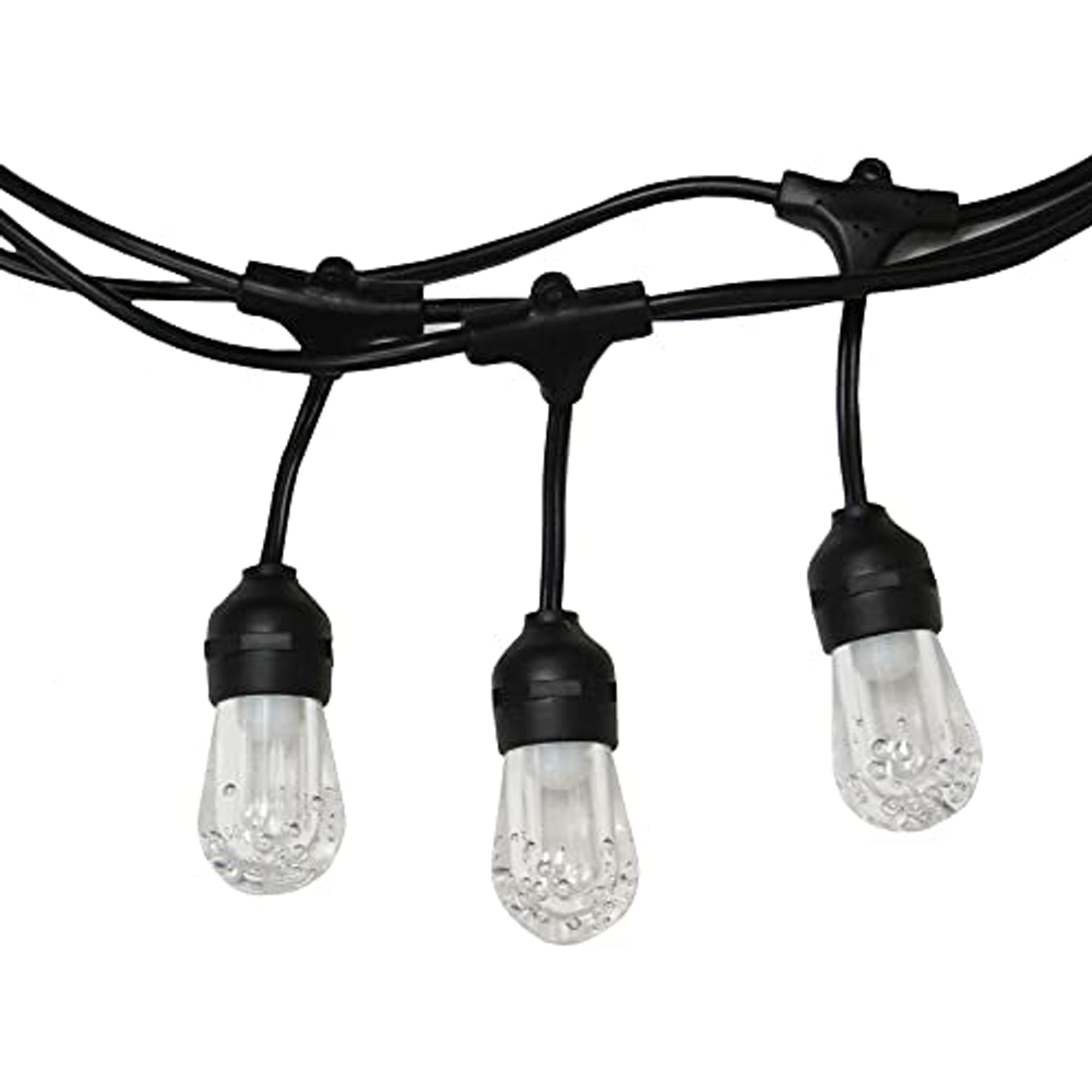 Half Off Ponds LumiNight Cafe String Lights, Color Changing LED, 12 Bulbs,  24 ft, 12W Kit, image size:2000x2000