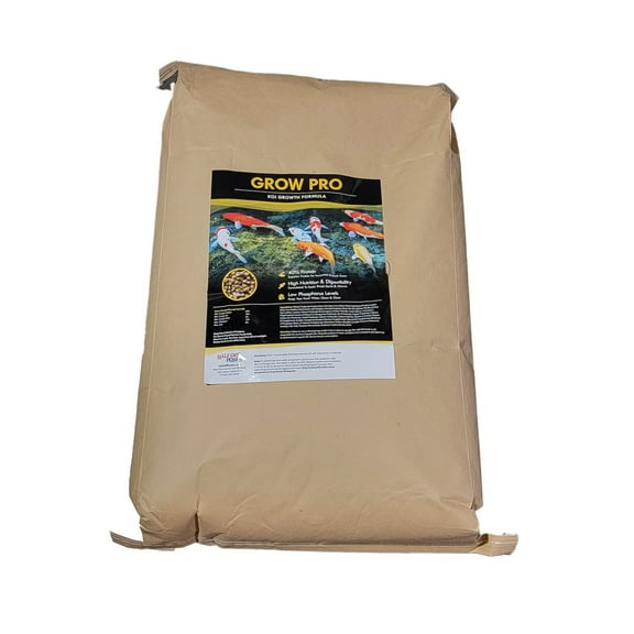 Half Off Ponds Grow Pro Koi & Goldfish 3 mm Food Pellets  30 lbs Bag