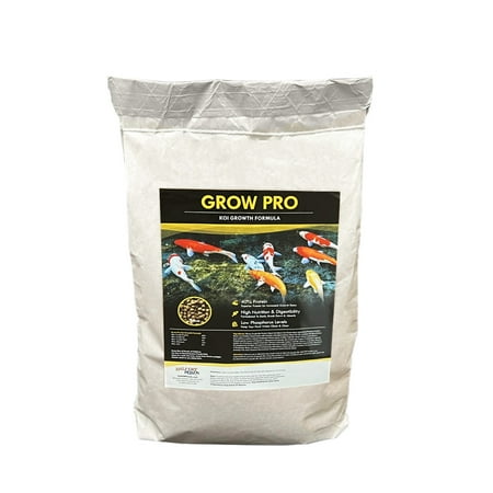 Half Off Ponds Grow Pro Koi and Goldfish 5mm Food Pellets, 10 lb Bag
