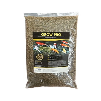 Half Off Ponds Grow Pro Koi and Goldfish 5mm Food Pellets, 5 lb Bag
