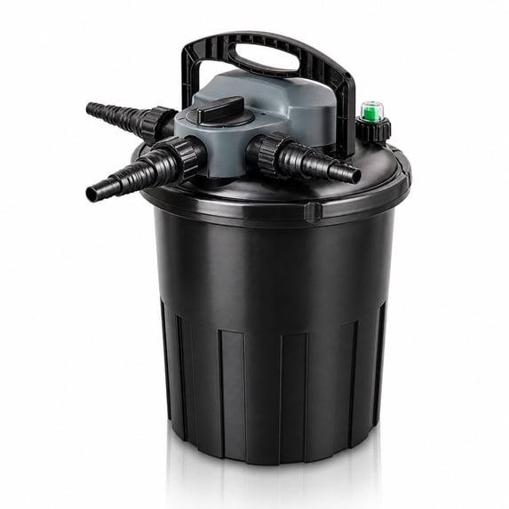 Half Off Ponds Pressure Filter with Handle and 24-Watt UV for Ponds up to 3,000 Gallons