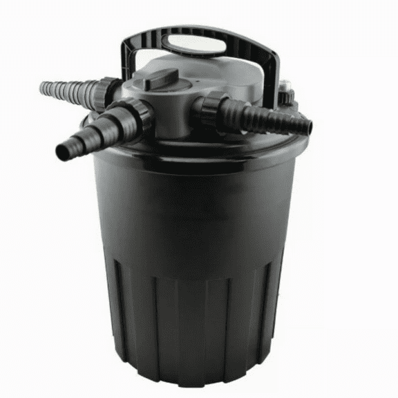 Half Off Ponds Pressure Filter with Handle and 24-Watt UV for Ponds up to 3,000 Gallons