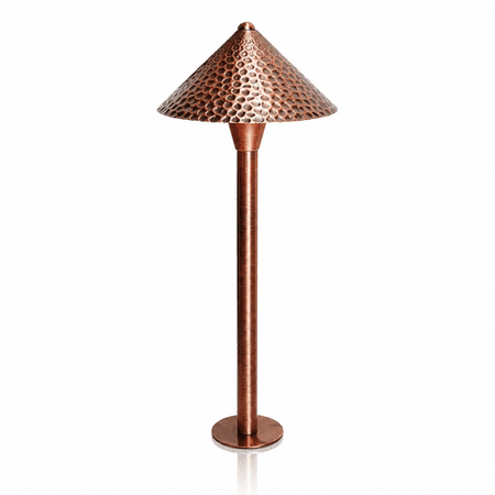 LumiNight Bronze Textured Dome Path Light, 3 Watt LED Add-On