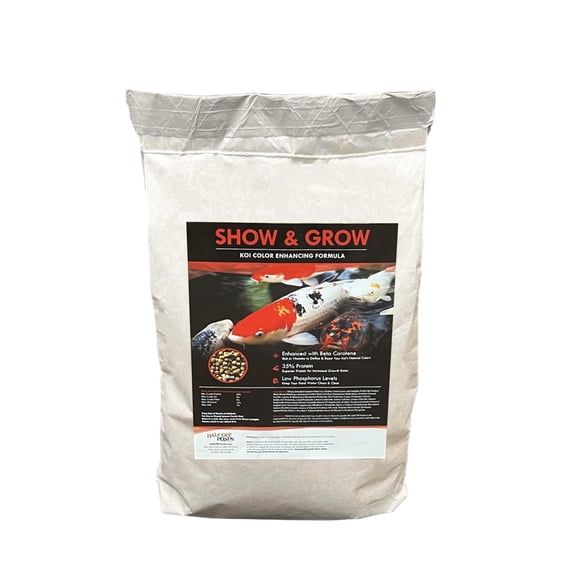 Half Off Ponds Show & Grow Koi and Goldfish 5mm Food Pellets, 10 lb Bag